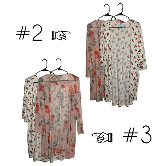 Bundle of four open front cardigans plus size 2X - Picture 12 of 13